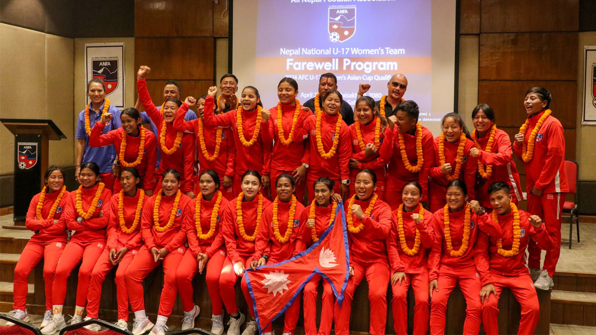 यू–१७ एसियन कप छनोमा इरानसँग भिड्दै नेपाली महिला टिम